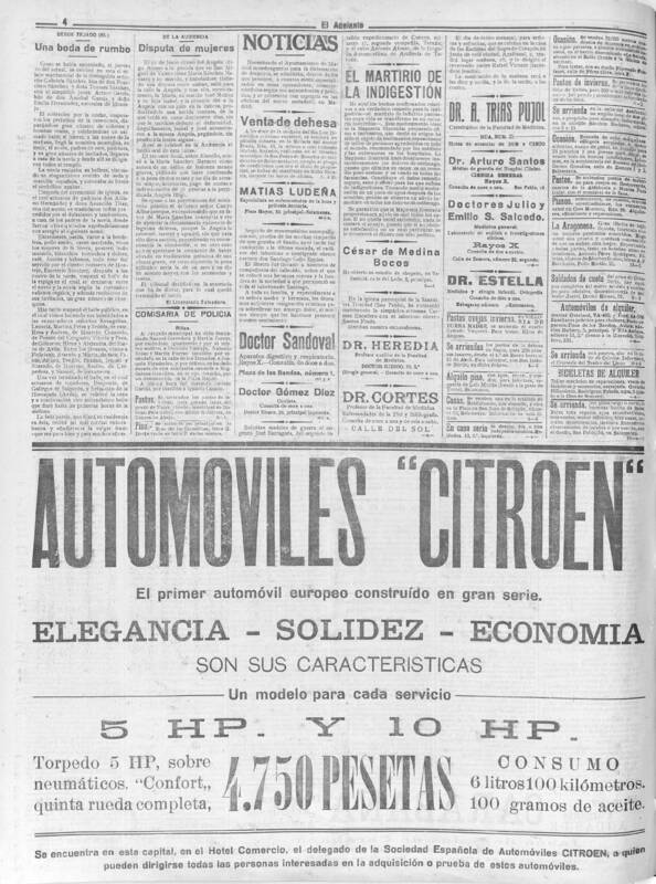 Reproducción digital de Anuncios clasificados de servicios, arriendos y ventas en Salamanca