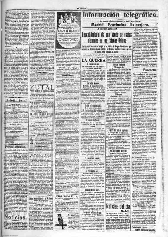 Reproducción digital de Anuncio de ama de cría en Montejo de Salvatierra, 1917