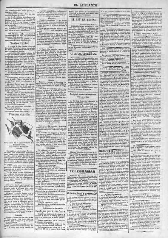 Reproducción digital de Luis Vázquez, teniente de caballería con residencia en Montejo, citado con motivo de las ferias, 1903