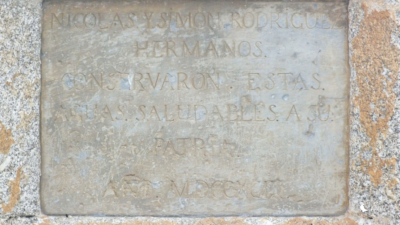 Detalle de la inscripción del Caño de Montejo