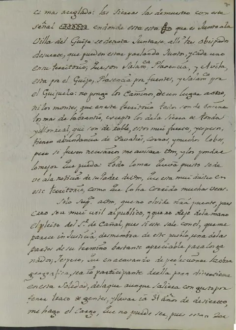 Correspondencia manuscrita · hoja 3