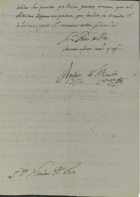 Correspondencia manuscrita · hoja 4