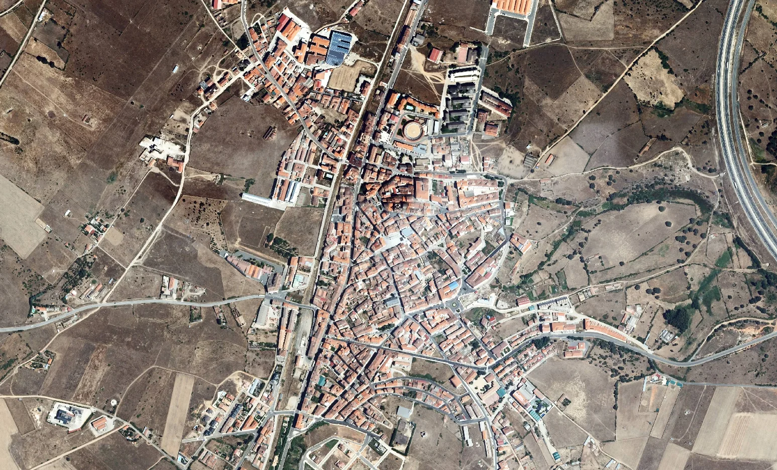 Fotograma de Guijuelo desde el aire